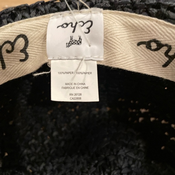 NWT Echo New York Raffia Packable Wide Brim Hat boho summer beach resort wear OS - Picture 8 of 10